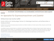 Tablet Screenshot of corlitocaffe.de